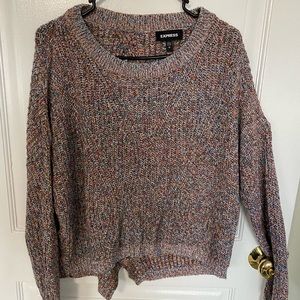 Express sweater (small area is open back)
